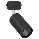 Loftsspot med spotlights Sort 6 x 6 x 16 cm Metal