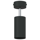 Loftsspot med spotlights Sort 6 x 6 x 16 cm Metal