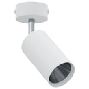 Loftsspot med spotlights Hvid 6 x 6 x 16 cm Metal