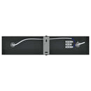Loftsspot med spotlights Sort 26 x 6 x 16 cm Metal