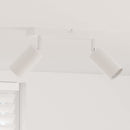 Loftsspot med spotlights Hvid 26 x 6 x 16 cm Metal
