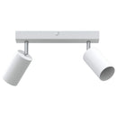 Loftsspot med spotlights Hvid 26 x 6 x 16 cm Metal