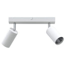 Loftsspot med spotlights Hvid 26 x 6 x 16 cm Metal