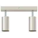 Loftsspot med spotlights Nikkel 26 x 6 x 16 cm Metal