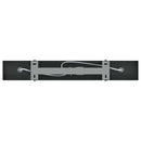 Loftsspot med spotlights Sort 38 x 6 x 16 cm Metal