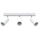 Loftsspot med spotlights Hvid 38 x 6 x 16 cm Metal
