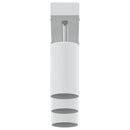 Loftsspot med spotlights Hvid 38 x 6 x 16 cm Metal