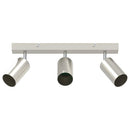 Loftsspot med spotlights Nikkel 38 x 6 x 16 cm Metal