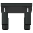 Loftsspot med spotlights Sort 26 x 26 x 16 cm Metal