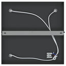 Loftsspot med spotlights Sort 26 x 26 x 16 cm Metal