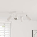 Loftsspot med spotlights Hvid 26 x 26 x 16 cm Metal