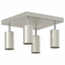 Loftsspot med spotlights Nikkel 26 x 26 x 16 cm Metal