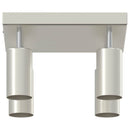 Loftsspot med spotlights Nikkel 26 x 26 x 16 cm Metal