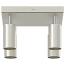 Loftsspot med spotlights Nikkel 26 x 26 x 16 cm Metal