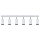 Loftsspot med spotlights Hvid 73 x 6 x 16 cm Metal