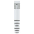 Loftsspot med spotlights Hvid 73 x 6 x 16 cm Metal