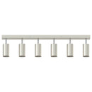 Loftsspot med spotlights Nikkel 73 x 6 x 16 cm Metal