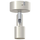 Loftsspot med spotlights Nikkel 8 x 8 x 10,5 cm Stål