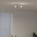 Loftsspot med spotlights Nikkel 25,5 x 8 x 11 cm Stål
