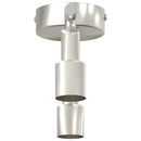 Loftsspot med spotlights Nikkel 25,5 x 8 x 11 cm Stål