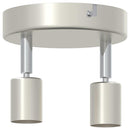Loftsspot med spotlights Nikkel 12 x 8 cm Stål