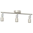Loftsspot med spotlights Nikkel 39 x 10,5 x 10,5 cm Stål
