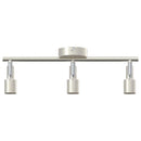 Loftsspot med spotlights Nikkel 39 x 10,5 x 10,5 cm Stål