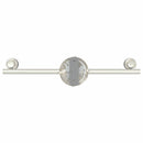 Loftsspot med spotlights Nikkel 39 x 10,5 x 10,5 cm Stål