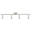 Loftsspot med spotlights Nikkel 70 x 9 x 12,5 cm Stål