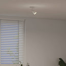 Loftsspot med spotlights Hvid 8 x 8 x 14 cm Metal