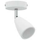 Loftsspot med spotlights Hvid 8 x 8 x 14 cm Metal
