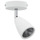 Loftsspot med spotlights Hvid 8 x 8 x 14 cm Metal