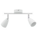 Loftsspot med spotlights Hvid 25.5 x 8 x 16 cm Metal
