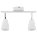 Loftsspot med spotlights Hvid 25.5 x 8 x 16 cm Metal