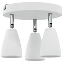 Loftsspot med spotlights Hvid 19 x 19 x 14,5 cm Metal