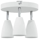 Loftsspot med spotlights Hvid 19 x 19 x 14,5 cm Metal