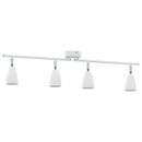Loftsspot med spotlights Hvid 70 x 12,5 x 10,5 cm Metal