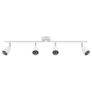Loftsspot med spotlights Hvid 70 x 12,5 x 10,5 cm Metal
