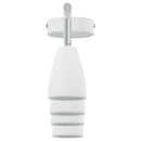 Loftsspot med spotlights Hvid 70 x 12,5 x 10,5 cm Metal