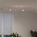 Loftsspot med spotlights Hvid 176,5 x 12,5 x 13,5 cm Metal