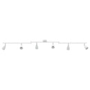 Loftsspot med spotlights Hvid 176,5 x 12,5 x 13,5 cm Metal