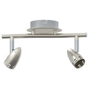 Loftsspot med spotlights Nikkel 27 x 10 x 12 cm Metal