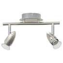 Loftsspot med spotlights Nikkel 27 x 10 x 12 cm Metal