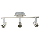 Loftsspot med spotlights Nikkel 36,5 x 10 x 12,5 cm Metal