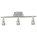 Loftsspot med spotlights Nikkel 36,5 x 10 x 12,5 cm Metal