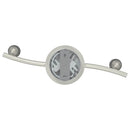 Loftsspot med spotlights Nikkel 36,5 x 10 x 12,5 cm Metal