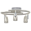 Loftsspot med spotlights Nikkel 24 x 22 x 12,5 cm Metal