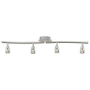 Loftsspot med spotlights Nikkel 61 x 10 x 12,5 cm Metal