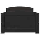 daybed med to skuffer uden madras IRUN sort 90x200 cm