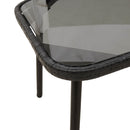 Sofabord Sort 90 x 45 x 43 cm polyrattan